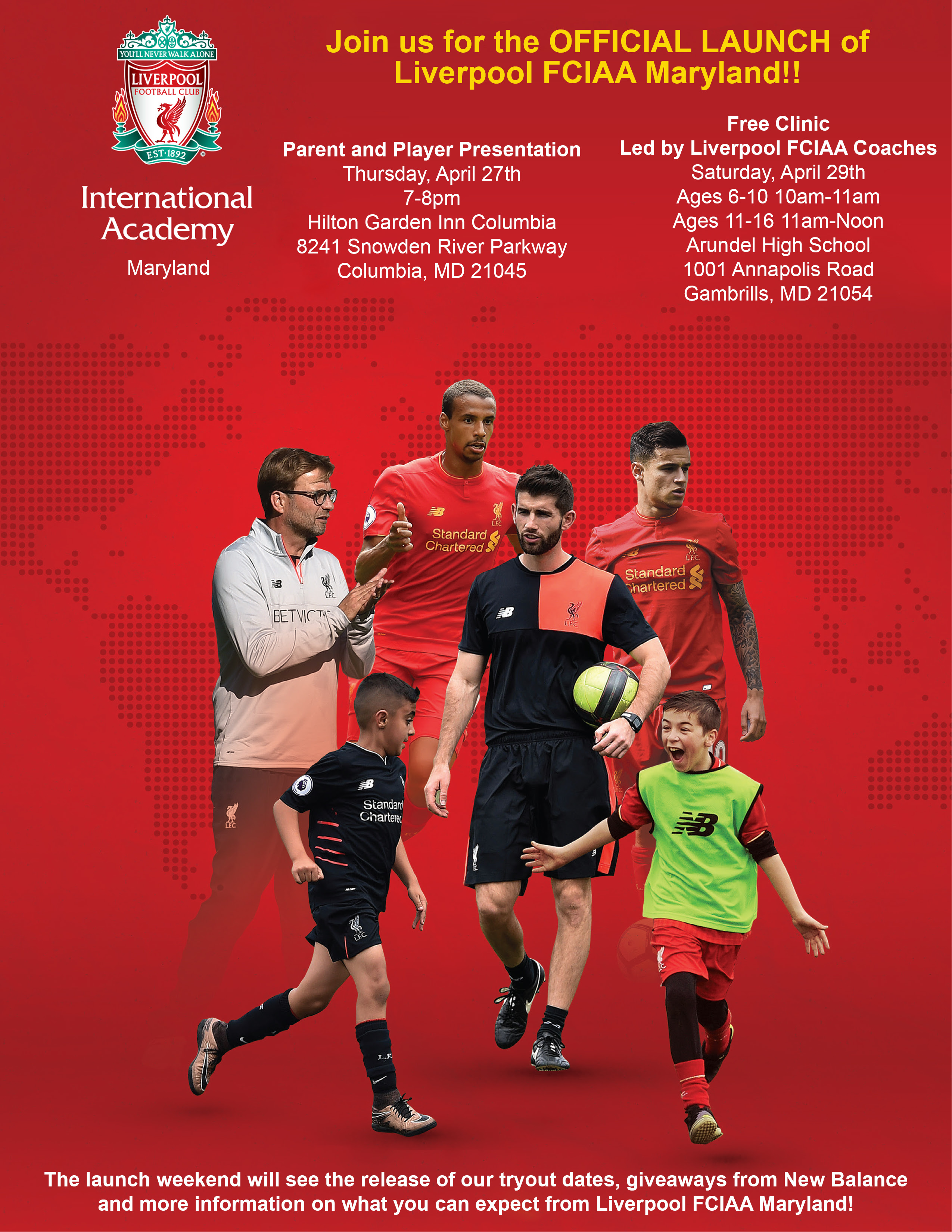 Liverpool Fciaa Maryland Launch Weekend Arundel Soccer Association
